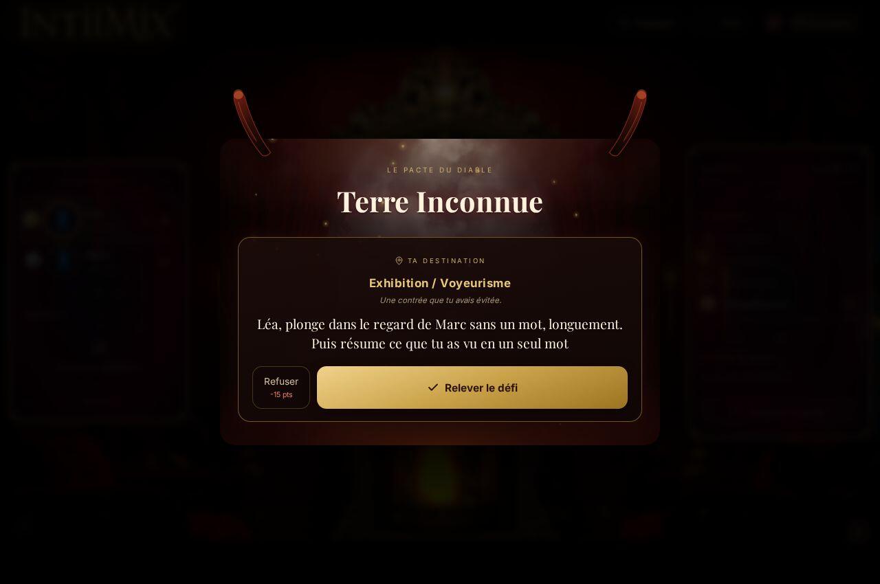 Le segment Le Caprice, tel qu'il s'affiche dans le jeu