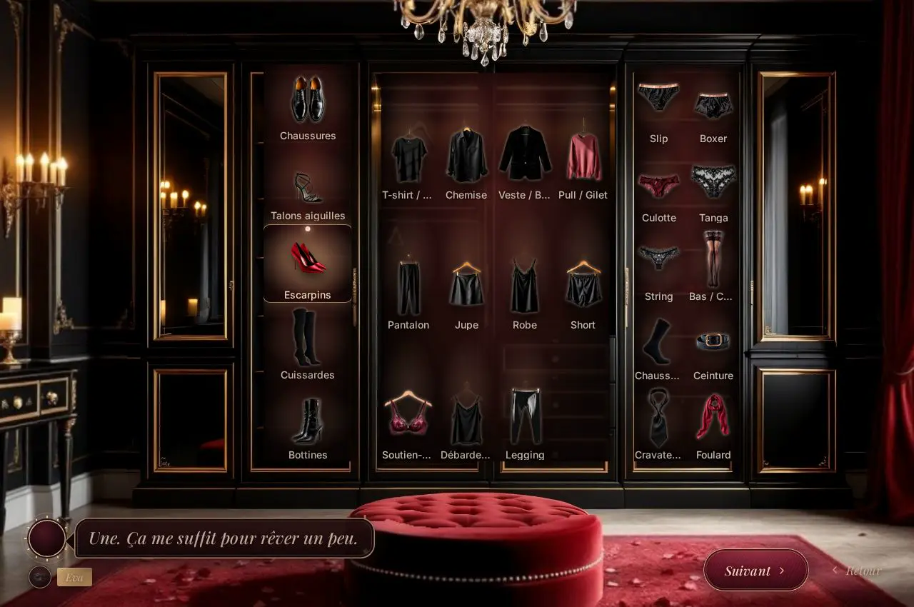 Le dressing : le vestiaire de vingt-trois pièces